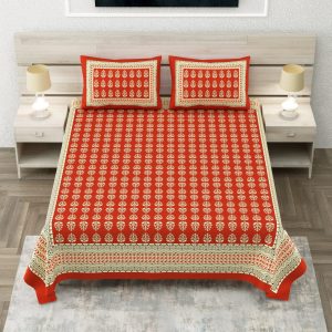 Alternative view of PINK CITY Double bed bedsheet