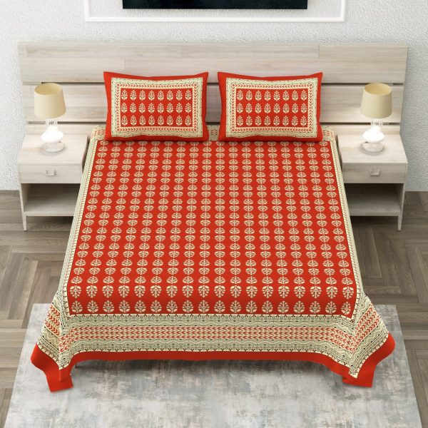 PINK CITY Double bed bedsheet