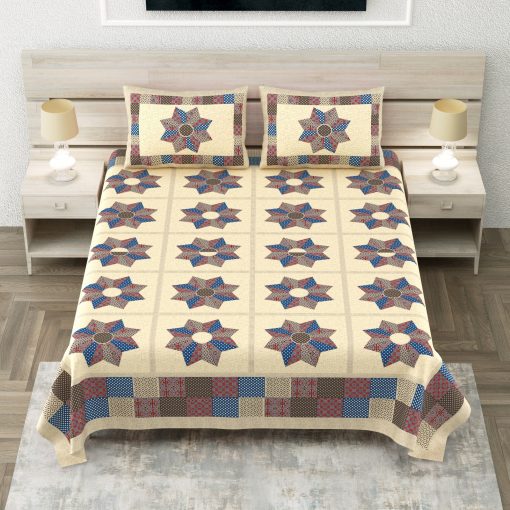 PINK CITY Double bed bedsheet