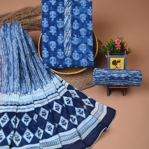 Cotton suits with gota paati work