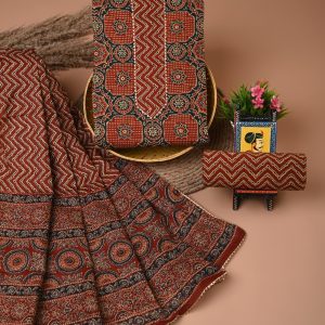 Cotton suits with gota paati work Dark Blue